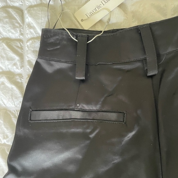 Favorite Daughter black satin cargo pant - Picture 14 of 16